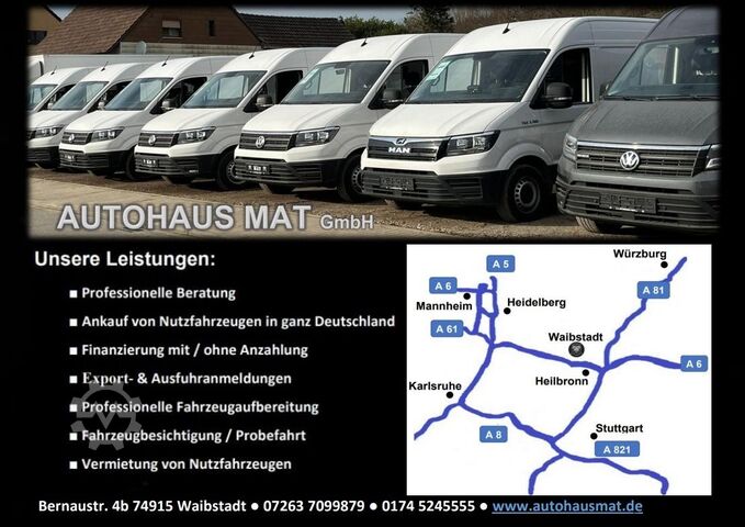 Pritschenwagen VW CRAFTER PRITSCHE DoKa AUTOMATIK TEMP. KLIMA SHZ
