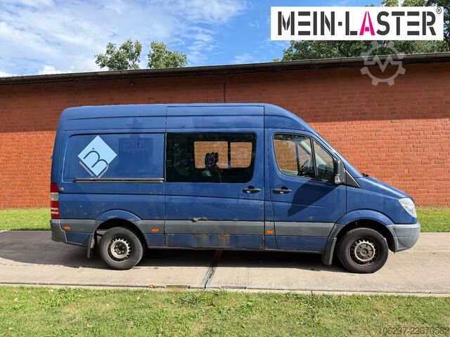 High top van MERCEDES-BENZ Sprinter 313 hoch+lang Mixto 5 Sitzer Klima AHK