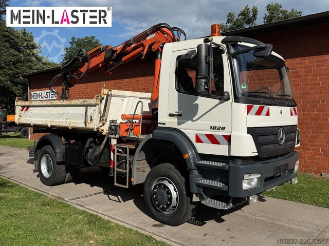 Dreiseitenkipper LKW MERCEDES-BENZ 1829 4x4 Atlas 120.2E 13m-1t 5+6 StK +FB