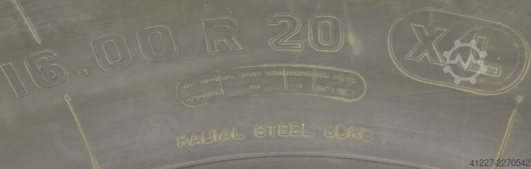 Tire with rim Michelin 16.00R20