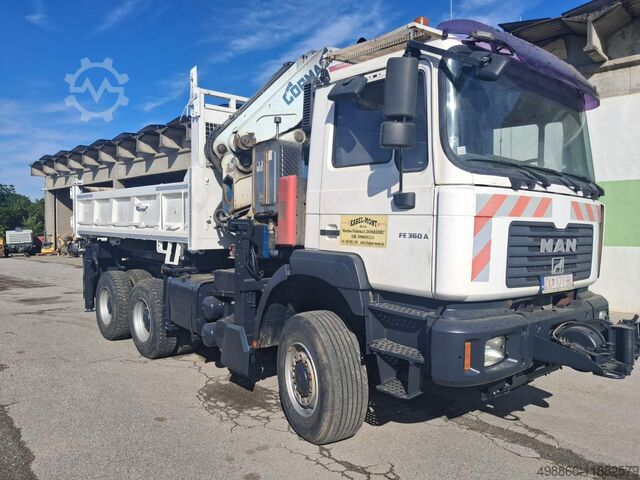 Three-sided tipper truck MAN F2000 33.364 DFAC
