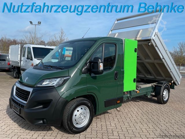 Transporter mit Kipper PEUGEOT Boxer Kipper/ 121kw/ Staukasten/ AHK 3.0t/ AC