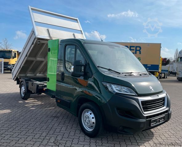 Transporter mit Kipper PEUGEOT Boxer Kipper/ 121kw/ Staukasten/ AHK 3.0t/ AC
