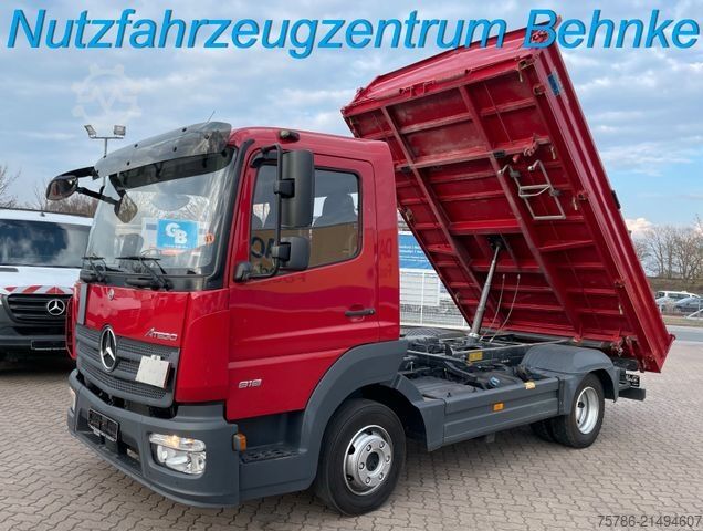 Transporter mit Kipper MERCEDES-BENZ Atego 818 / Meiller/ 2xAHK/ AC/ 3 Sitze/ 23 Tkm