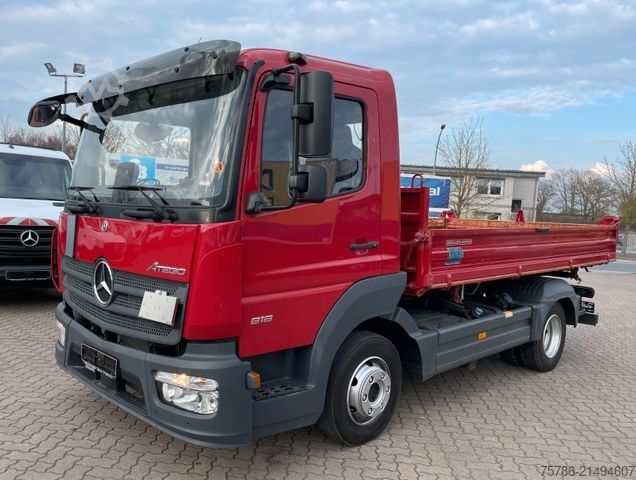 Transporter mit Kipper MERCEDES-BENZ Atego 818 / Meiller/ 2xAHK/ AC/ 3 Sitze/ 23 Tkm