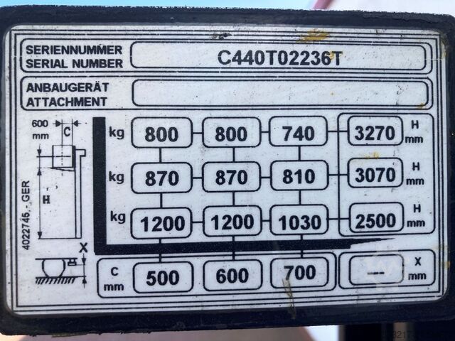 High Lift stacker Hyster S 1.2E