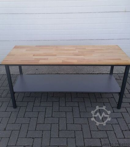 Workbench Work table Packing table Werkbank / Gesamtbreite: 1750 mm / Gesamttiefe: 600 mm / Gesamthöhe: 900 mm
