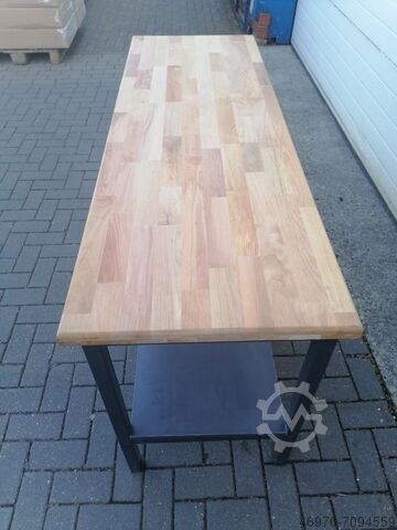 Workbench Work table Packing table Werkbank / Gesamtbreite: 1750 mm / Gesamttiefe: 600 mm / Gesamthöhe: 900 mm