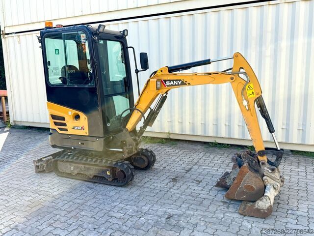 Minibagger SANY SY18C / 2022 BJ / 3 x Löffel