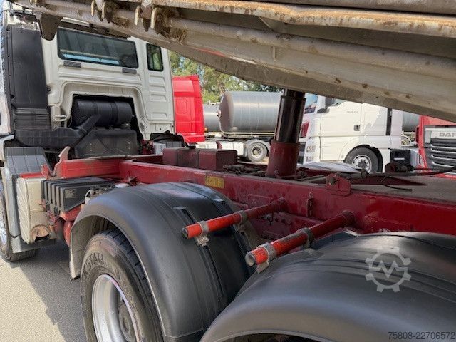 Three-sided tipper truck MAN 26.480 6x4BB Meiller Schalt Klima AHK Hydraulik