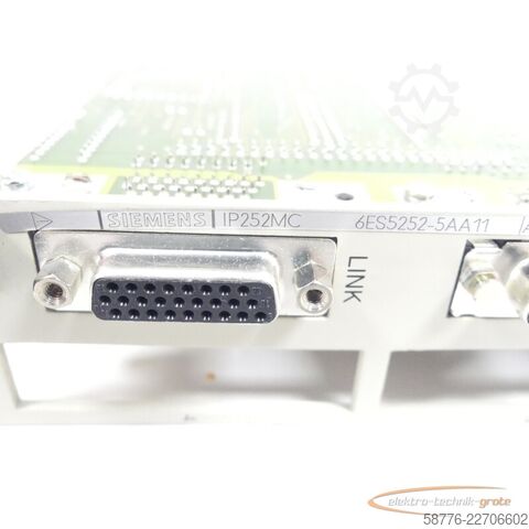 Komponente Siemens 6ES5252-5AA11 Basisbaugruppe Version A 3 SN