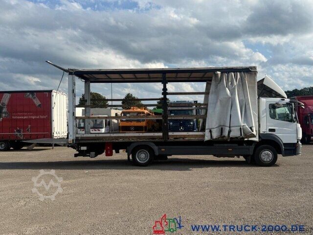 LKW mit Pritsche & Plane Mercedes-Benz Atego 1224 Schiebeplane L+R+ Dach LBW 1.5T AHK