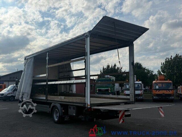 LKW mit Pritsche & Plane Mercedes-Benz Atego 1224 Schiebeplane L+R+ Dach LBW 1.5T AHK