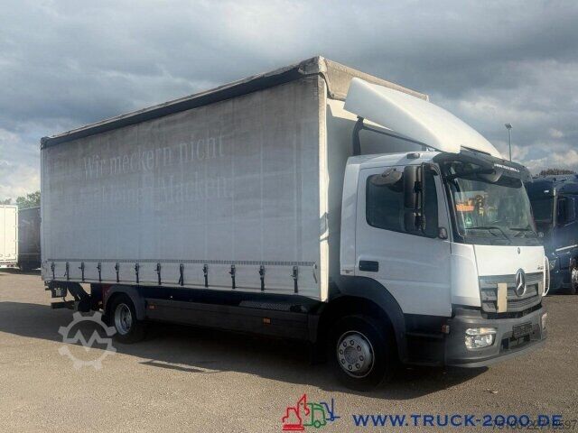 LKW mit Pritsche & Plane Mercedes-Benz Atego 1224 Schiebeplane L+R+ Dach LBW 1.5T AHK