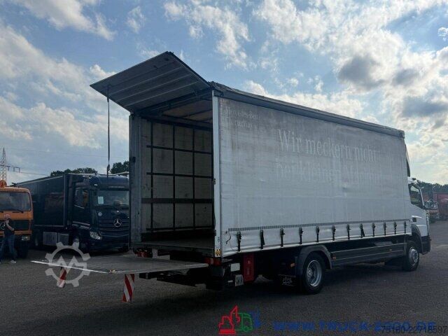 LKW mit Pritsche & Plane Mercedes-Benz Atego 1224 Schiebeplane L+R+ Dach LBW 1.5T AHK