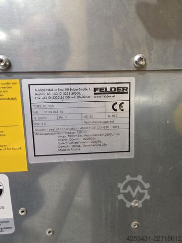Mobile Absauganlage Felder RL 125