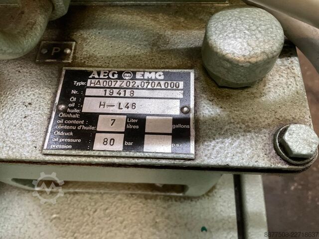 Senkerodiermaschine AEG-Elotherm Elbomat 222s