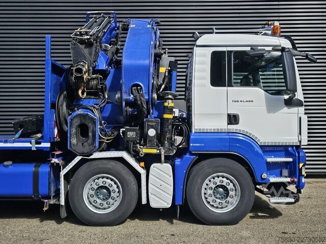 Kranwagen MAN TGS 41.480 8x4 BB / PM 100 tm + JIB + WINCH