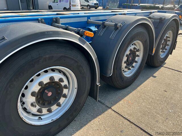Containertransport D-TEC Flexitrailer FT-LS-S / 3x Extendable / 1x Lift ...