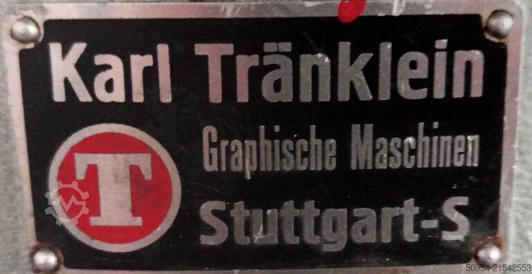 Buchrückenrundemaschine Karl Tränklein 