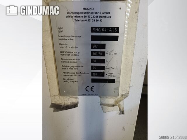 Makino SNC 64-A15 Makino SNC 64-A15