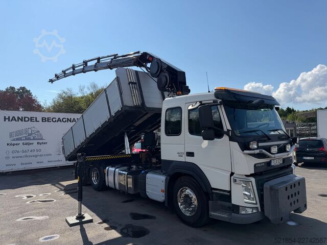 Kipper mit Kran Volvo FM 420 6x2*4, Tipp&Crane-truck, 2017