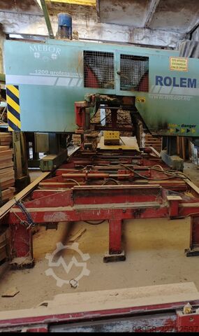 Komplettes Sägewerk (stationär) MEBOR no wravor Wood-mizer HTZ1200 profesional