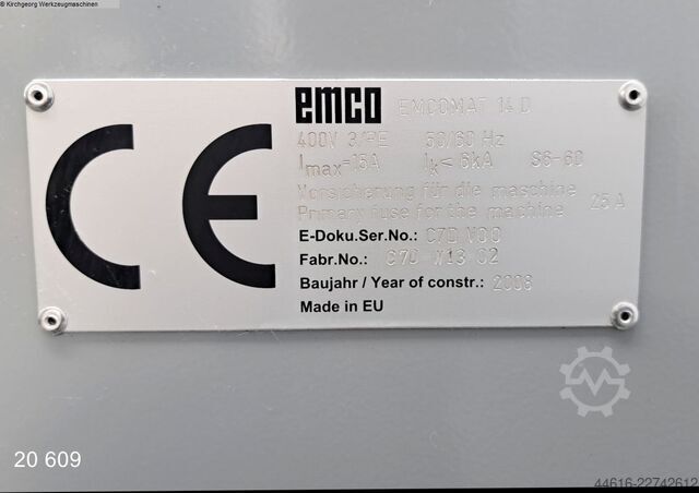 Leit- und Zugspindeldrehmaschine EMCO EMCOMAT 14D