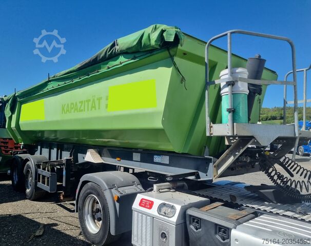 Tipper semi-trailer Schwarzmüller K 202 Stahlrundmulde