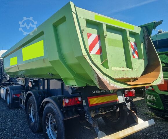 Tipper semi-trailer Schwarzmüller K 202 Stahlrundmulde