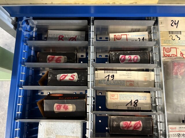 Werkzeugschubladenschrank mit Inhalt  