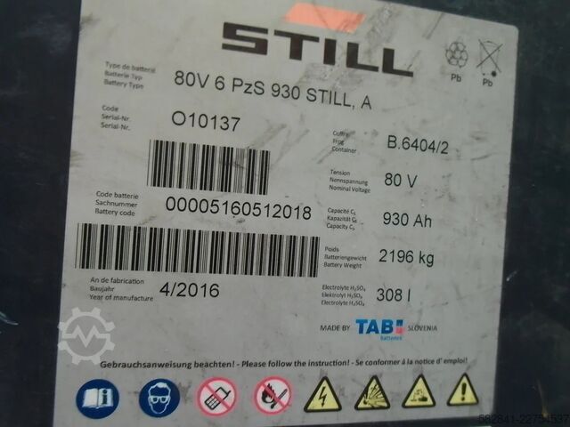 Electric 4-wheel forklift STILL RX 60-45