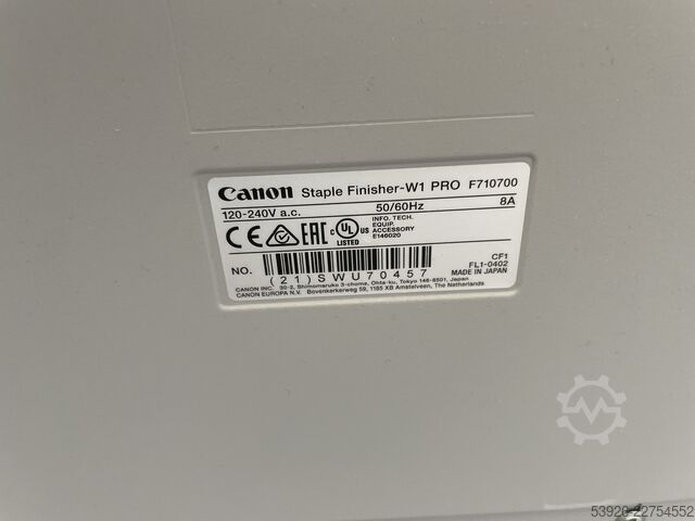  Canon imagePRESS C710 incl. Staple Finisher, Paperdeck and Fiery