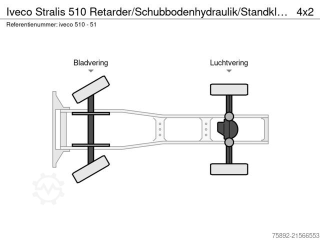 Standard-SZM Iveco Stralis 510 Retarder/Schubbodenhydraulik/Standk...