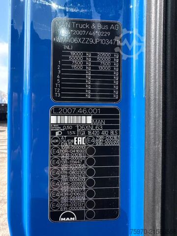 Gefährliche Stoffe MAN TGX 18.420 XXL 2018 ADR EXII EXIII FL AT OX + PTO