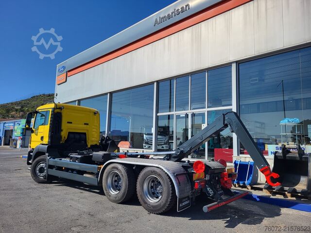 Hook lift container truck MAN TG33.480