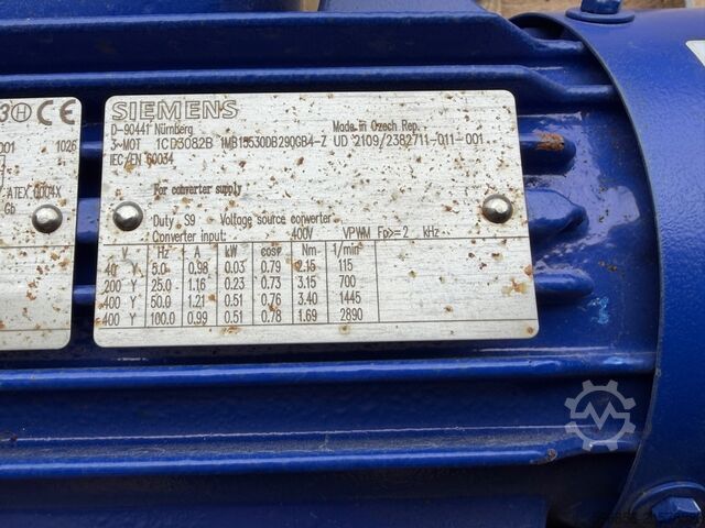 KSB ETALINE ETL Pumpe mit Siemens Motor 0,55 kW, EX ATEX Pompa KSB ETALINE ETL silnik Siemens 0.55 kW EX ATEX Pompa KSB ETALINE ETL silnik Siemens 0.55 kW EX ATEX