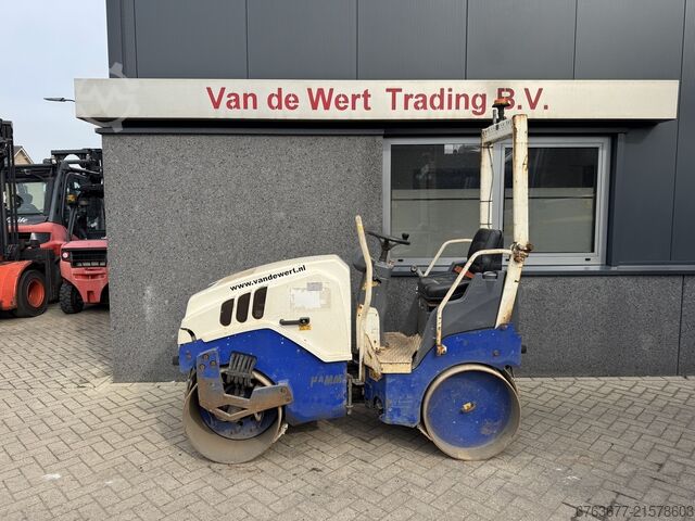 Hamm HD 8 VV Dreifachwalze / Straßenwalze / Tandemwalze 2014 Kubota Diesel HAMM HD 8 VV Trilwals / Road Roller / Tandemwalze 2014 Kubota Diesel