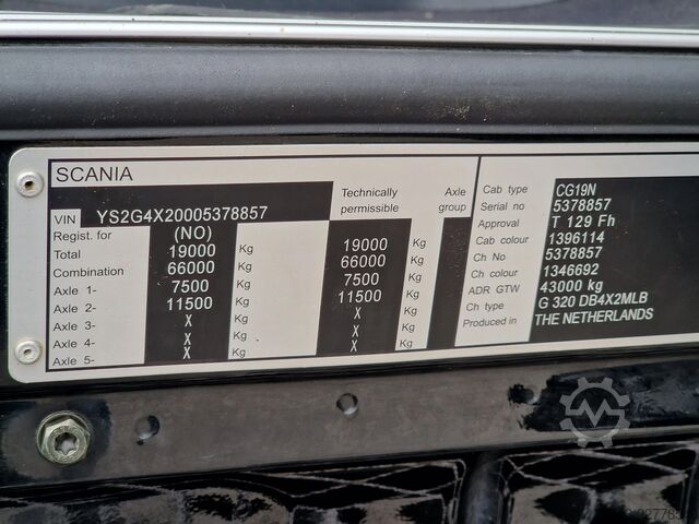 Suitcase Scania G320 4x2 - Bussbygg box - Full air - Euro 6 - N...