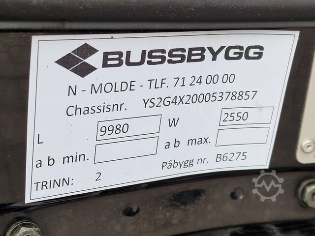 Suitcase Scania G320 4x2 - Bussbygg box - Full air - Euro 6 - N...