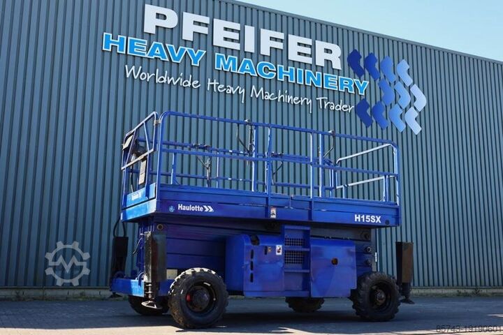 Scherenhebebühne Haulotte H15SX Diesel, 4x4 Drive 15 Working Height, 500kg C