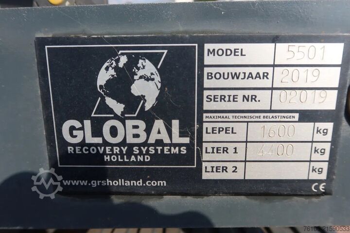 Bergungsfahrzeug Mercedes-Benz Atego 1221 L Takelwagen 6 persoons