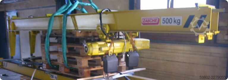 Schwenkkran Doppelaulausleger 2 x 500kg Zasche Sico-HF 500kg