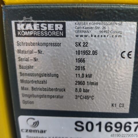 Schraubenkompressor Kaeser SK22