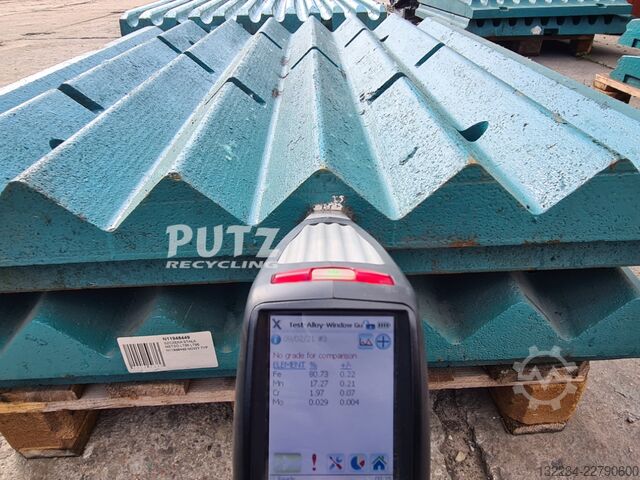 Brechbackensatz für Metso LT95 / C95 Putz Recycling METSO LT95 C95