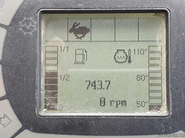 Radlader Wacker WL34 (RL40) / Schaufel + Gabel / nur 743h / 62PS