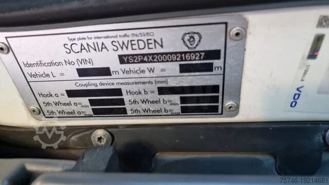 Refrigerated/frozen transport Scania P360 4X2 Fleisch Rohrbahnen Carrier Vector 1550