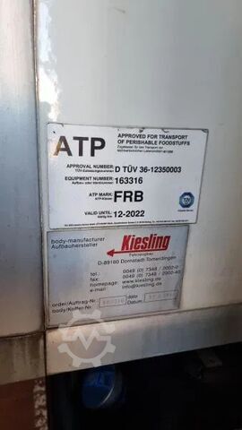 Refrigerated/frozen transport Scania P360 4X2 Fleisch Rohrbahnen Carrier Vector 1550