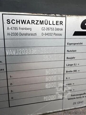 Schiebeplanen Schwarzmüller 3-Achs Tautliner 3-Achs Tautliner Schiebeplane ...