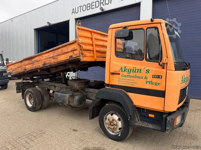 3-Seiten-Kipper Mercedes-Benz LK 814 **GERMAN TRUCK-FULL STEEL-4CYL**